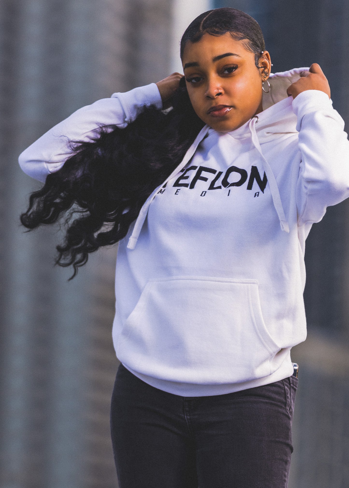 Women's Blanco Teflon Media Hoodie