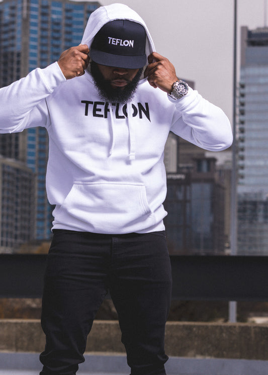 Blanco Teflon Hoodie